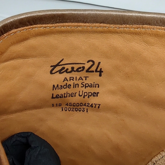 Ariat Women's Sollana Woven Leather Bootie, Stone. Size 11B - Picture 6 of 8